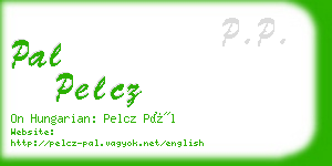 pal pelcz business card